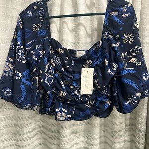 Sienna Sky cropped blouse